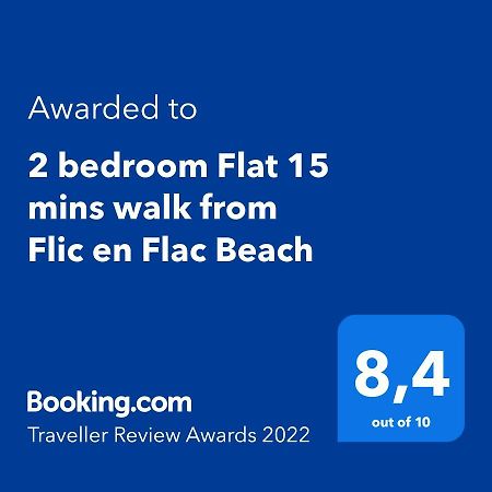 2 Bedroom Flat 15 Mins Walk From Flic En Flac Beach Ngoại thất bức ảnh