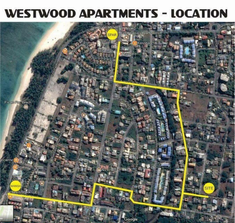 2 Bedroom Flat 15 Mins Walk From Flic En Flac Beach Ngoại thất bức ảnh